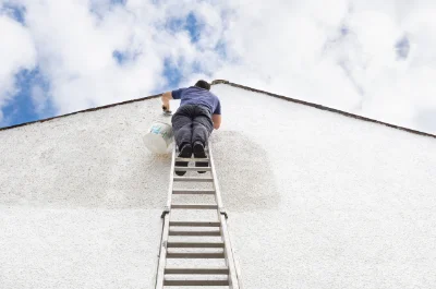Peinture extérieure à la Cropte — façades et ravalement